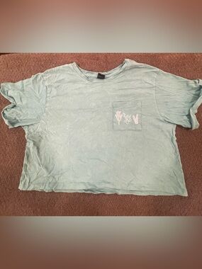 Vibe Mint Green Crewneck Tee